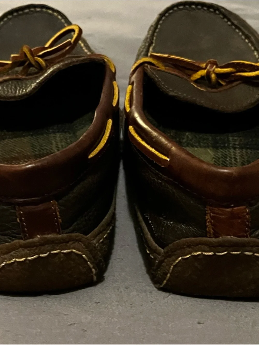 Classic L.L.Bean Men's Handsewn Flannel-Lined Moccasin Slippers